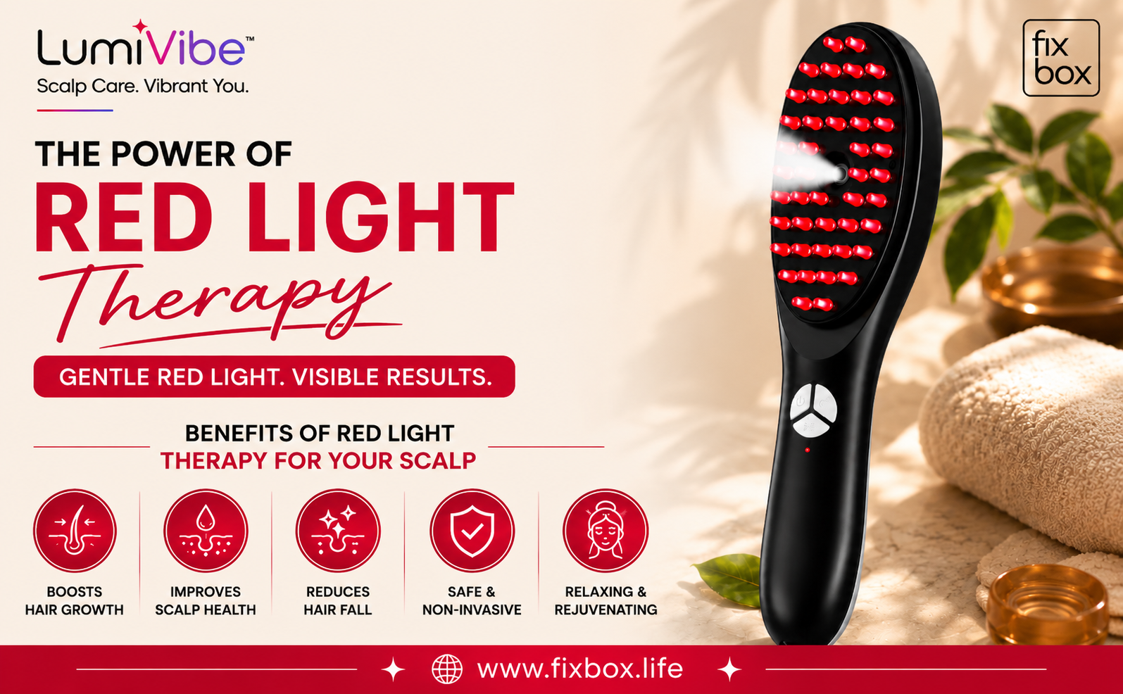 The Power of Red Light Therapy for Scalp Wellness