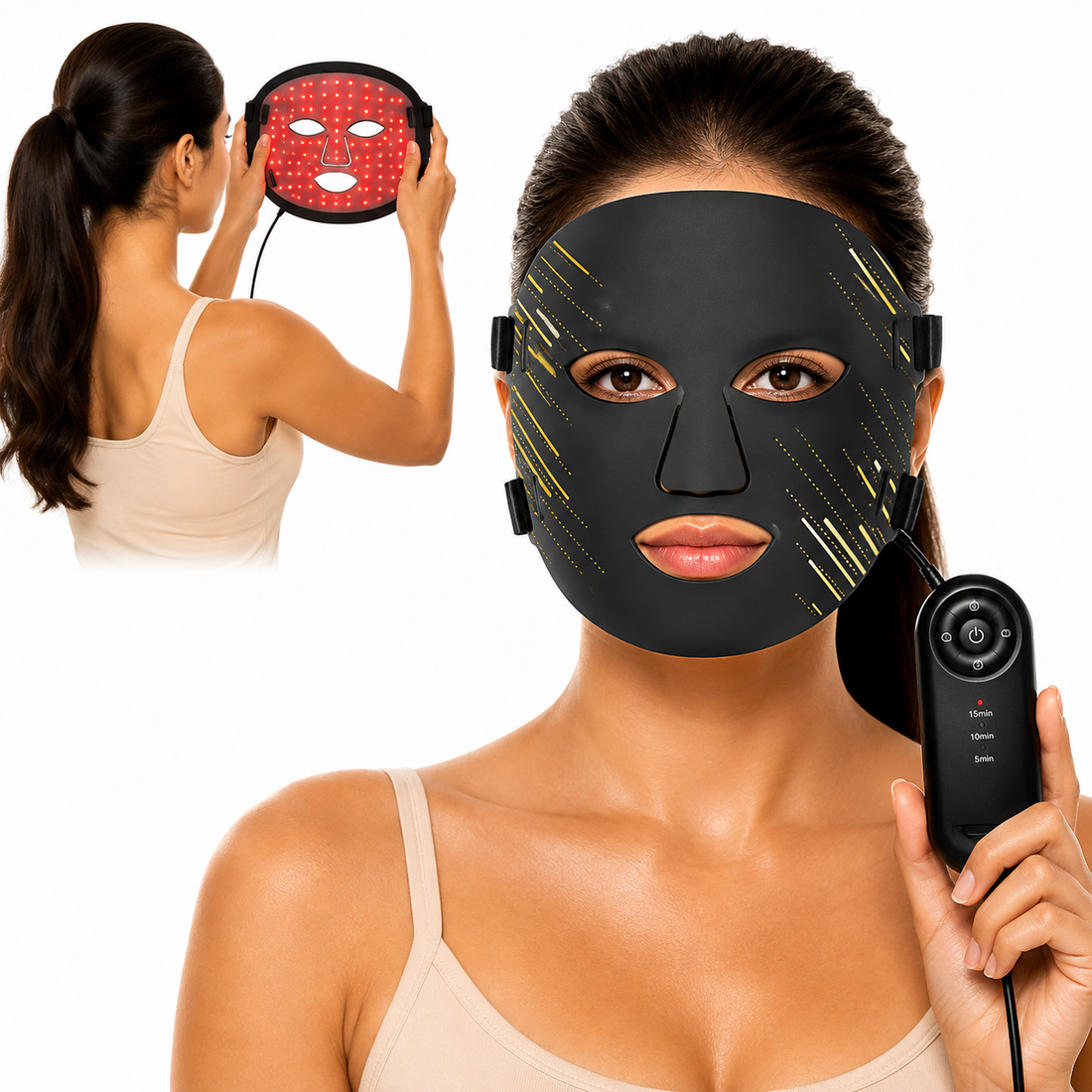 LumiGlow Pro 7-color LED face mask