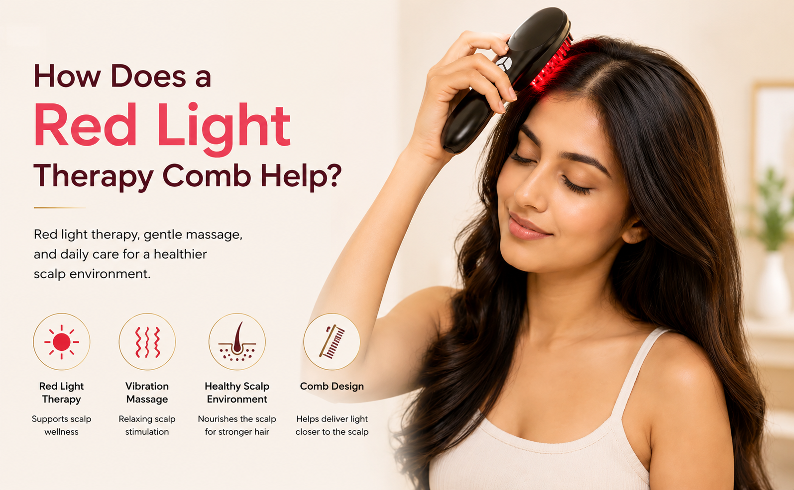 How Does a Red Light Therapy Comb Help