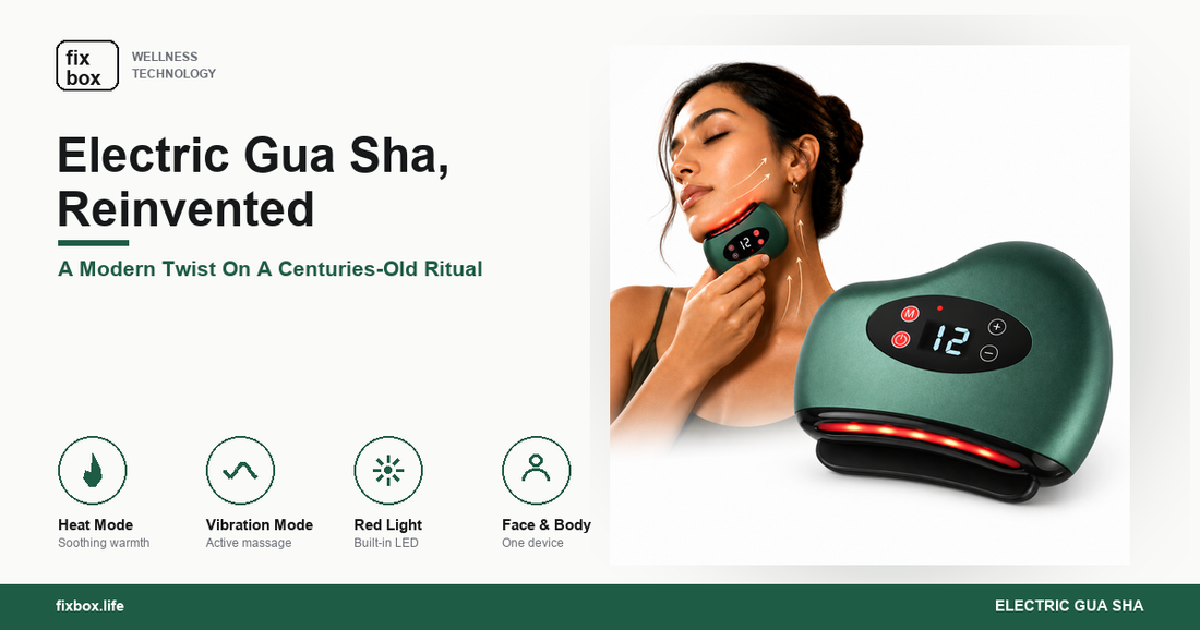 Electric Gua Sha 101: Sculpting, Heat & Red Light in One Tool