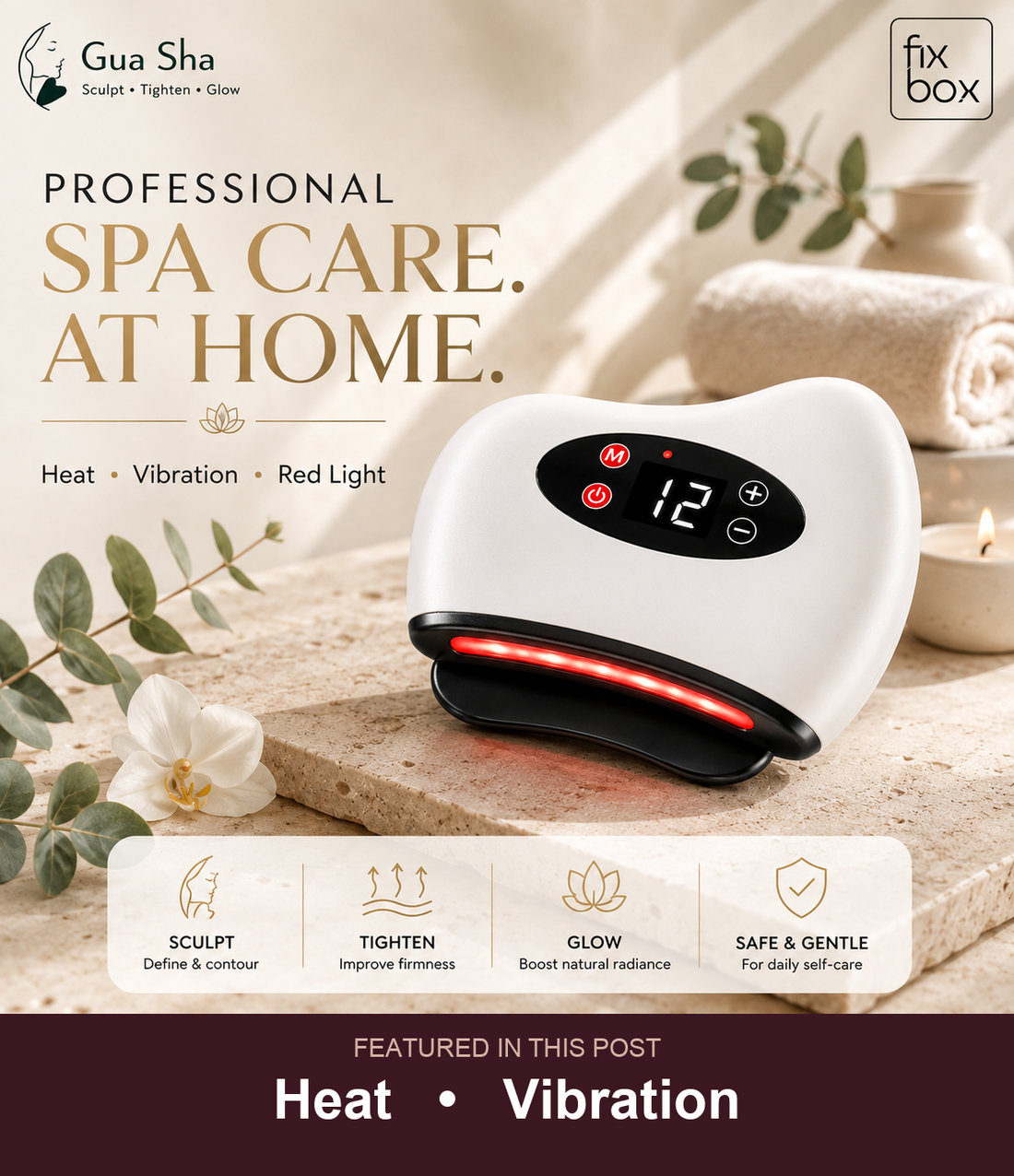 Electric Gua Sha heat and vibration