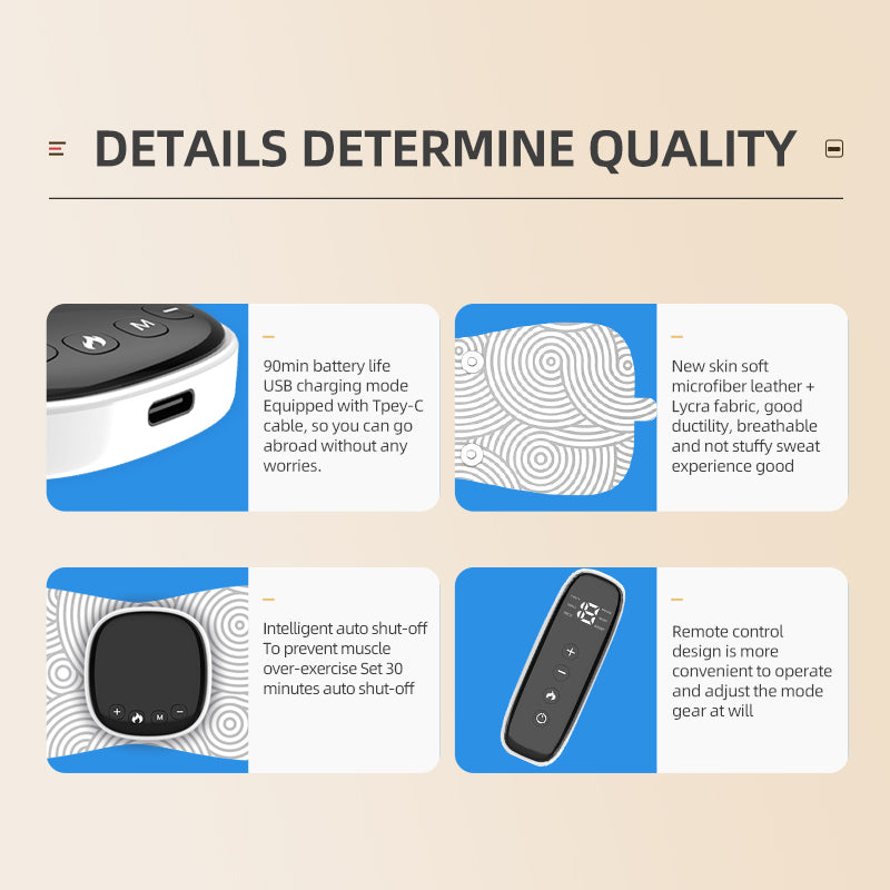 ReliefPulse - Menstrual Pain Relief Pad with Heat & Remote