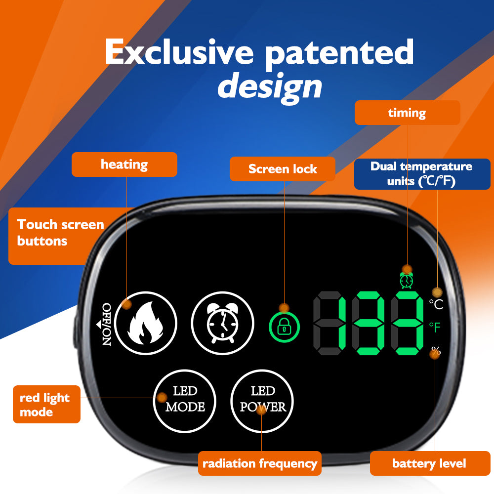 LumiWarm Therapy Brace – Red Light and Heating Joint Brace