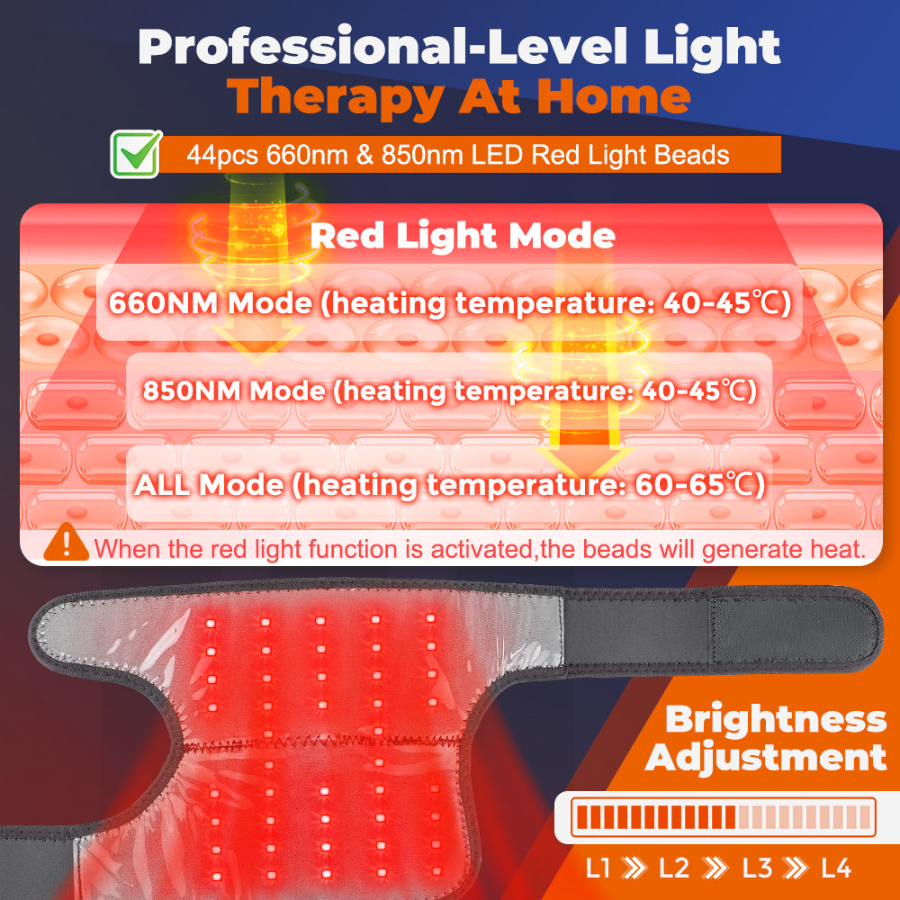 LumiWarm Therapy Brace – Red Light and Heating Joint Brace
