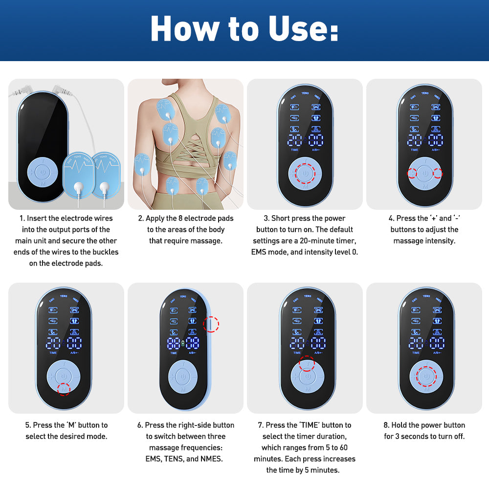 DeepPulse - EMS TENS NMES Muscle Stimulator