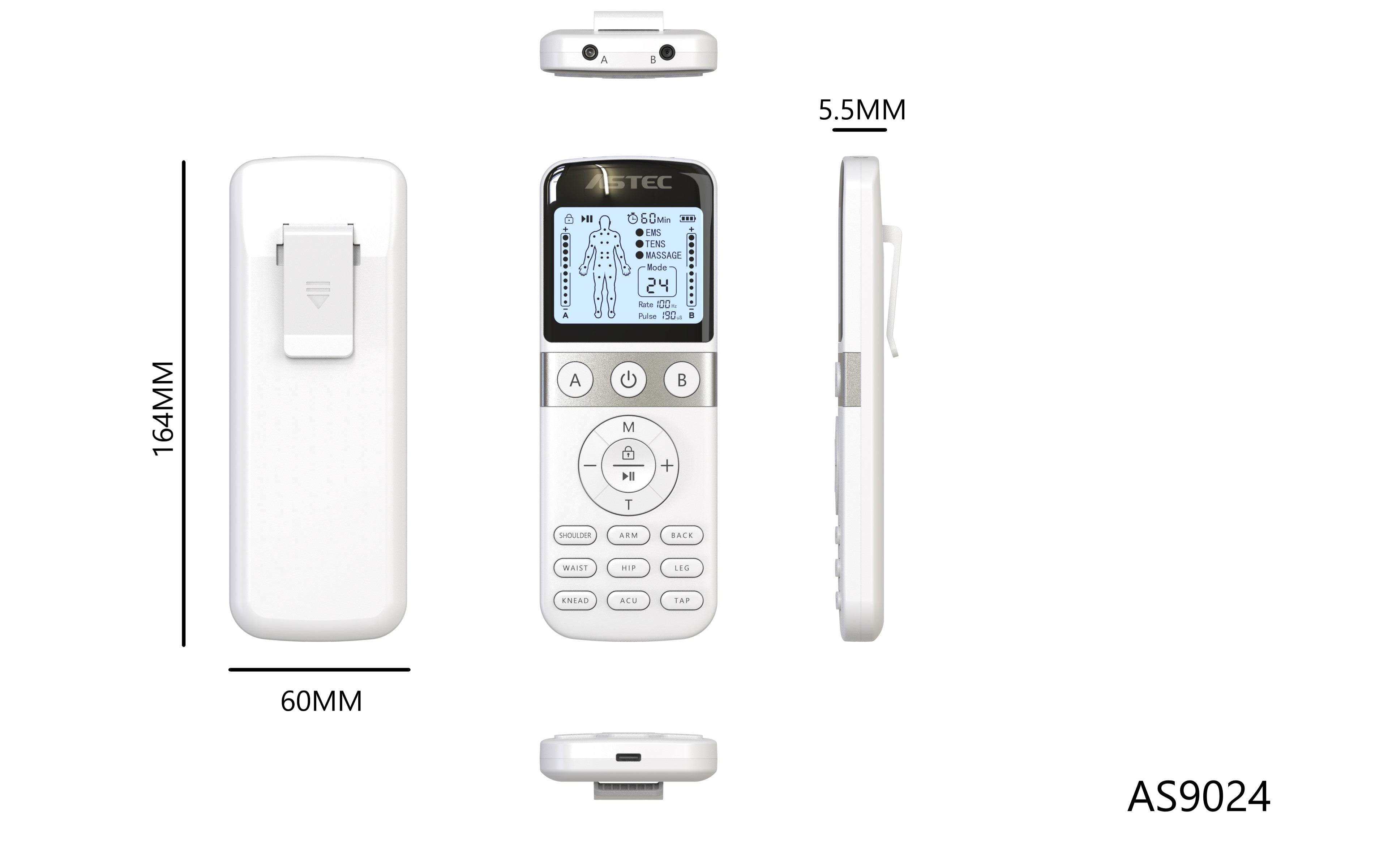 SmartPulse- Dual Channel EMS TENS Therapy