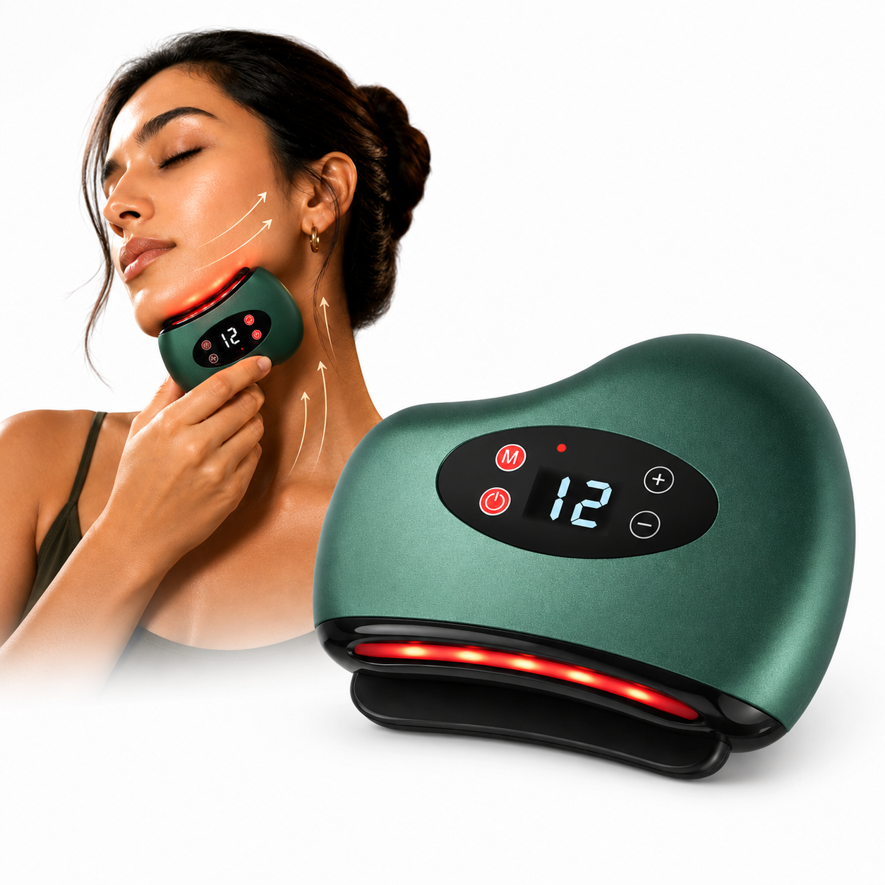 Gua Sha Electric Face & Body Massager with Heat & Vibration
