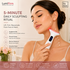 LumiFirm Face & Neck Beauty Device with Red Light and Microcurrent