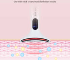 LumiFirm Face & Neck Beauty Device with EMS, Heat & 3-Color Light Therapy, Sonic Vibration, 4 Modes