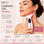 LumiFirm Face & Neck Beauty Device with Red Light and Microcurrent