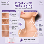 LumiLift Neck Pro Red Light Therapy Neck Device for Wrinkle Reduction & Anti-Ageing