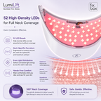 LumiLift Neck Pro Red Light Therapy Neck Device for Wrinkle Reduction & Anti-Ageing