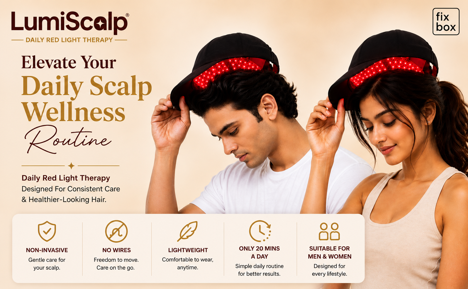 LumiScalp Red Light Therapy Cap for Hair Growth