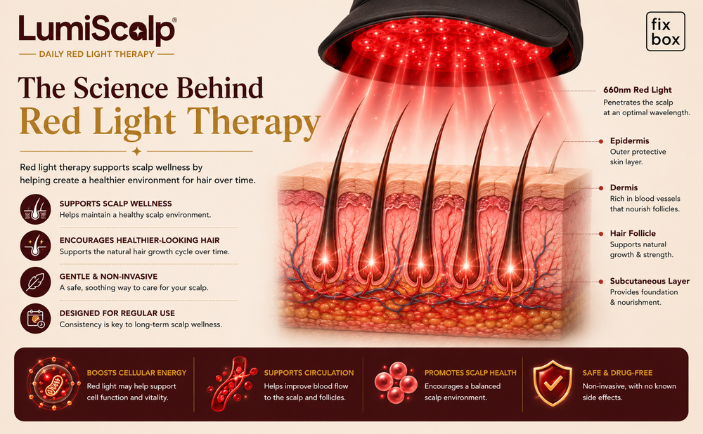 LumiScalp Red Light Therapy Cap for Hair Growth