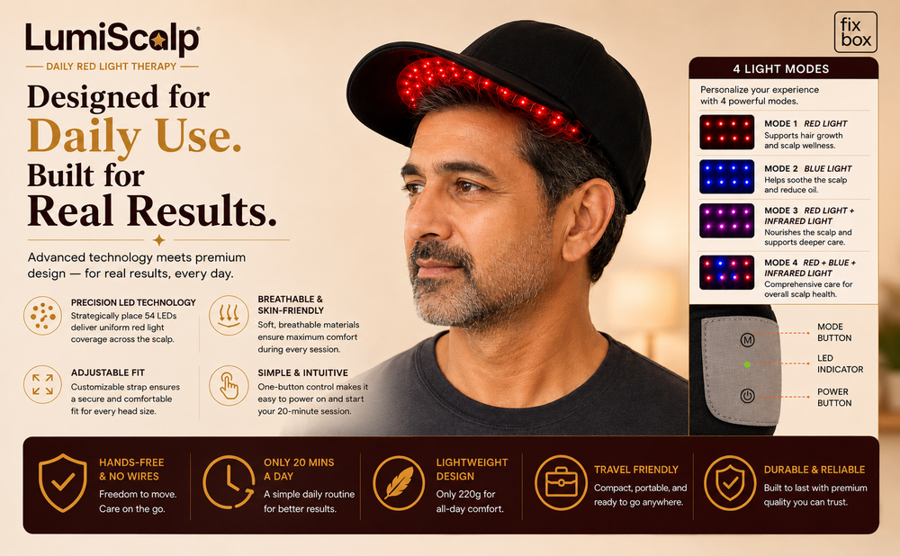 LumiScalp Red Light Therapy Cap for Hair Growth
