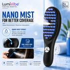 FixBox LumiVibe Red & Blue Light Therapy Scalp Massager Comb