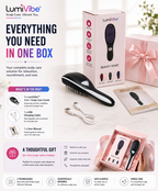 FixBox LumiVibe Red & Blue Light Therapy Scalp Massager Comb