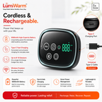 LumiWarm Red Light Therapy Knee Brace with Heat & Vibration Massage