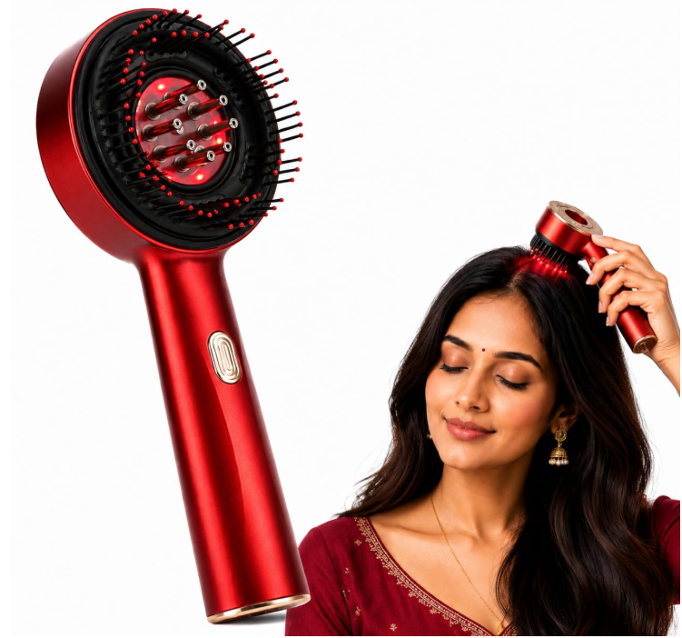 LumiRelax Pro Scalp Massager with Red Light Therapy