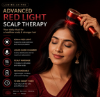 LumiRelax Pro Scalp Massager with Red Light Therapy