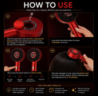 LumiRelax Pro Scalp Massager with Red Light Therapy