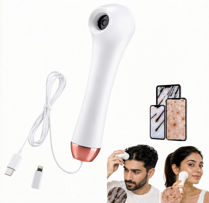 LumiScope Scalp, Hair & Skin Analyzer | 4X Magnification HD Camera