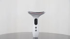 LumiFirm Face & Neck Beauty Device with EMS, Heat & 3-Color Light Therapy, Sonic Vibration, 4 Modes