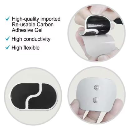 PulsePad high-quality reusable carbon adhesive gel features