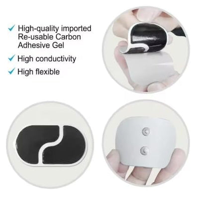 PulsePad high-quality reusable carbon adhesive gel features