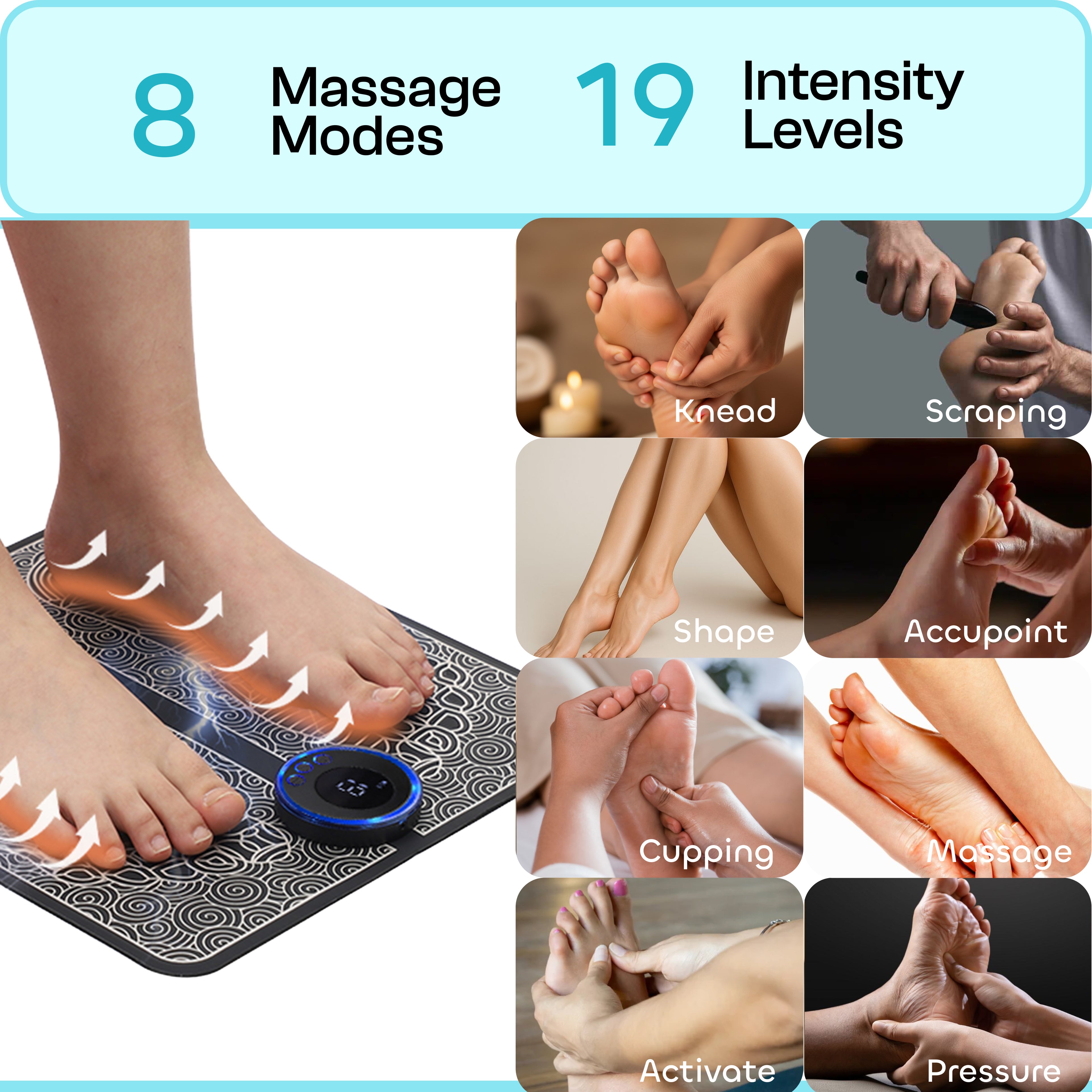 PulseStep -TENS and EMS Foot Massager